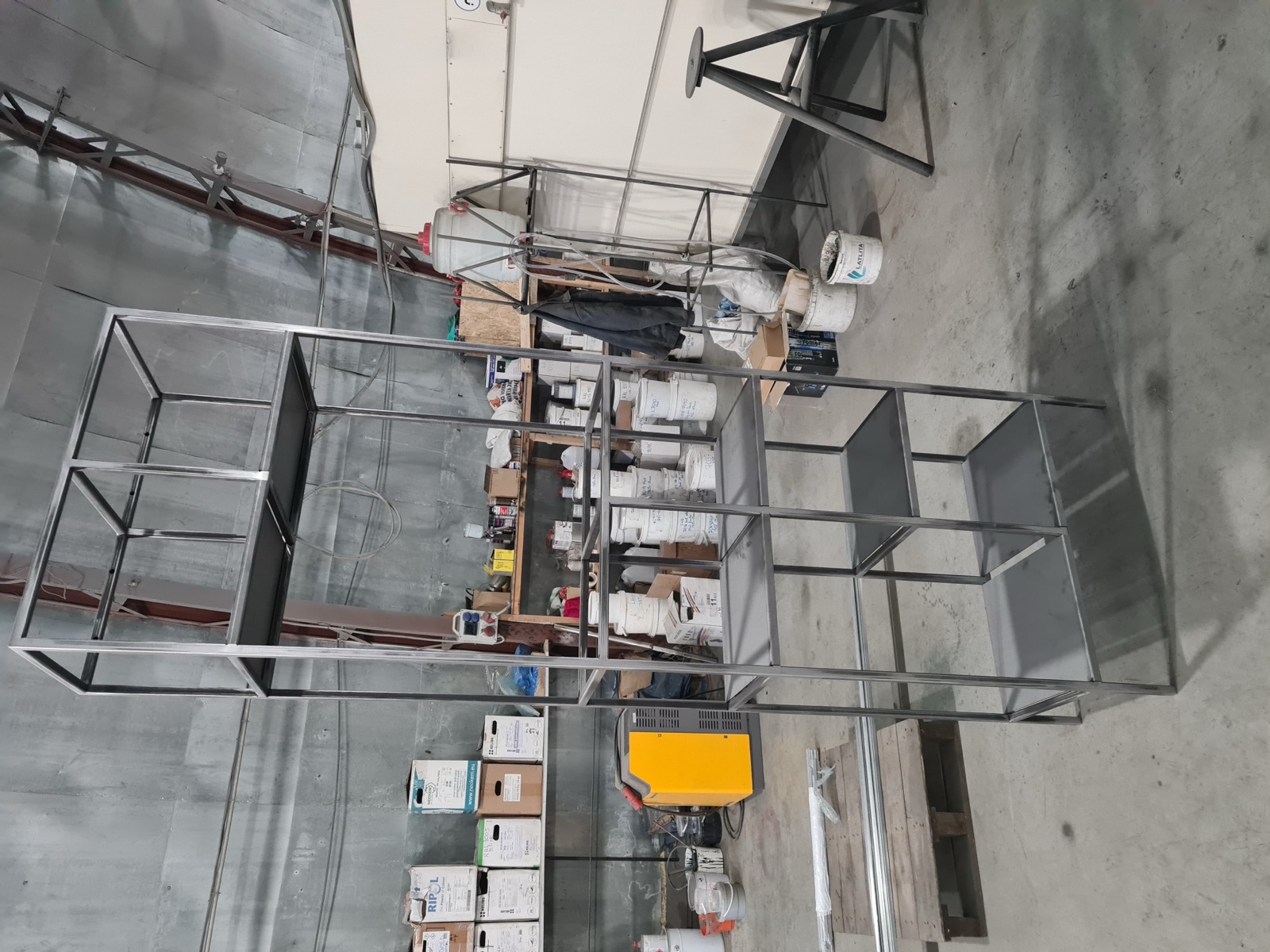 Inside the VS Projektai production facility.