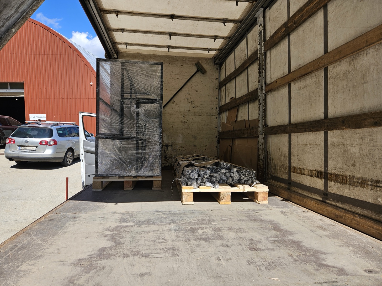 Inside the VS Projektai production facility.