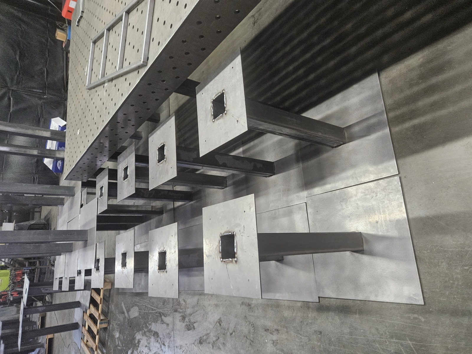 Inside the VS Projektai production facility.