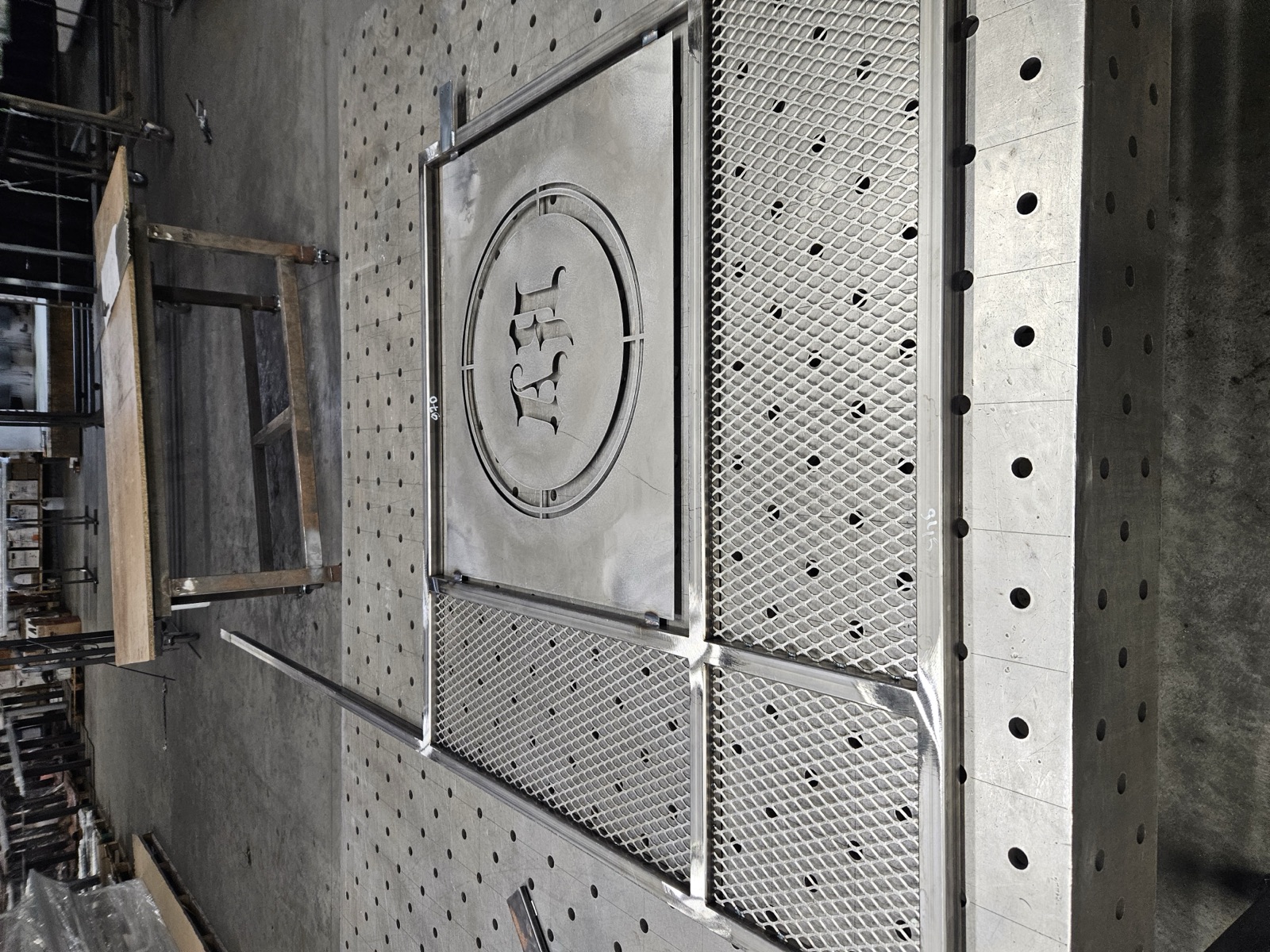 Inside the VS Projektai production facility.