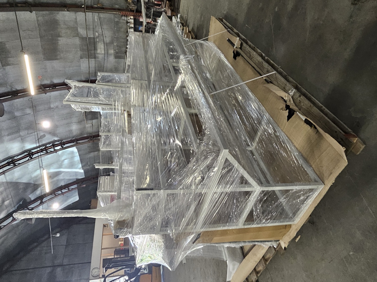 Inside the VS Projektai production facility.